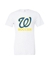 Will C Wood HS Girls Soccer Custom 1 - Tri-Blend Shirt