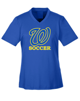 Will C Wood HS Girls Soccer Custom 1 - Womens Performance Shirt