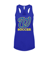Will C Wood HS Girls Soccer Custom 1 - Womens Tank Top