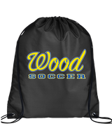 Will C Wood HS Girls Soccer Custom 2 - Drawstring Bag
