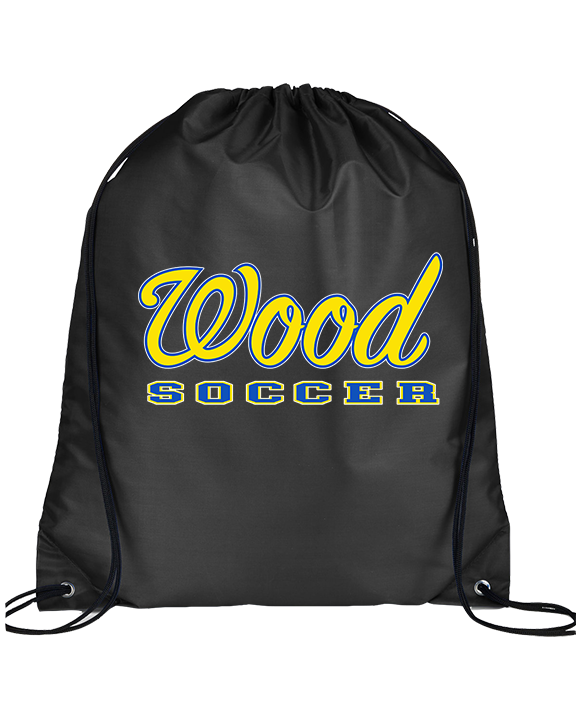 Will C Wood HS Girls Soccer Custom 2 - Drawstring Bag