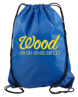 Will C Wood HS Girls Soccer Custom 2 - Drawstring Bag