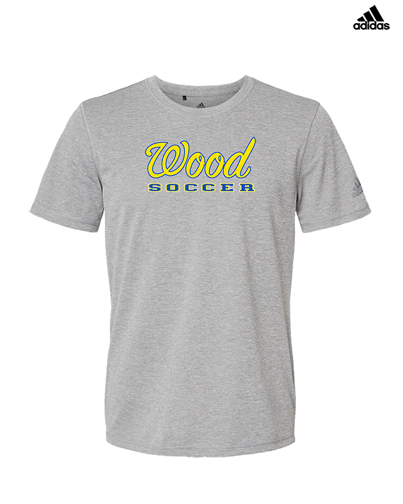 Will C Wood HS Girls Soccer Custom 2 - Mens Adidas Performance Shirt