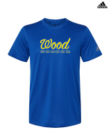 Will C Wood HS Girls Soccer Custom 2 - Mens Adidas Performance Shirt