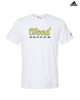 Will C Wood HS Girls Soccer Custom 2 - Mens Adidas Performance Shirt