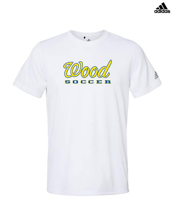 Will C Wood HS Girls Soccer Custom 2 - Mens Adidas Performance Shirt