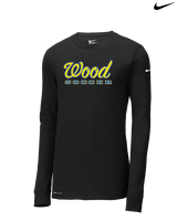 Will C Wood HS Girls Soccer Custom 2 - Mens Nike Longsleeve