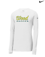 Will C Wood HS Girls Soccer Custom 2 - Mens Nike Longsleeve