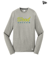 Will C Wood HS Girls Soccer Custom 2 - New Era Performance Long Sleeve