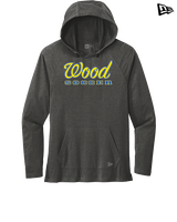 Will C Wood HS Girls Soccer Custom 2 - New Era Tri-Blend Hoodie