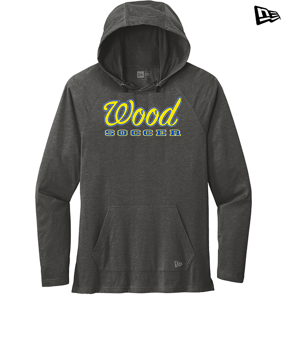Will C Wood HS Girls Soccer Custom 2 - New Era Tri-Blend Hoodie