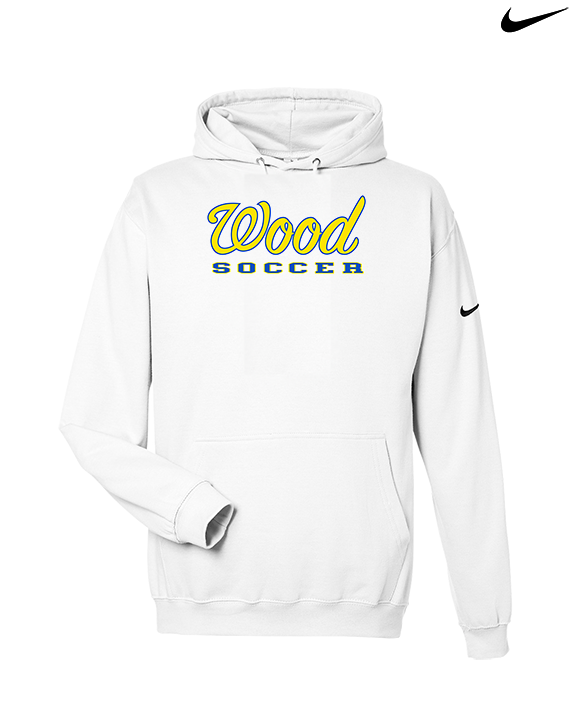 Will C Wood HS Girls Soccer Custom 2 - Nike Club Fleece Hoodie