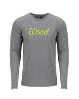 Will C Wood HS Girls Soccer Custom 2 - Tri-Blend Long Sleeve