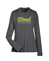 Will C Wood HS Girls Soccer Custom 2 - Womens Performance Longsleeve