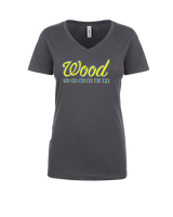Will C Wood HS Girls Soccer Custom 2 - Womens Vneck