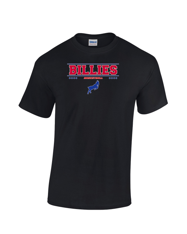 Williamsville South HS Boys Basketball Border - Cotton T-Shirt