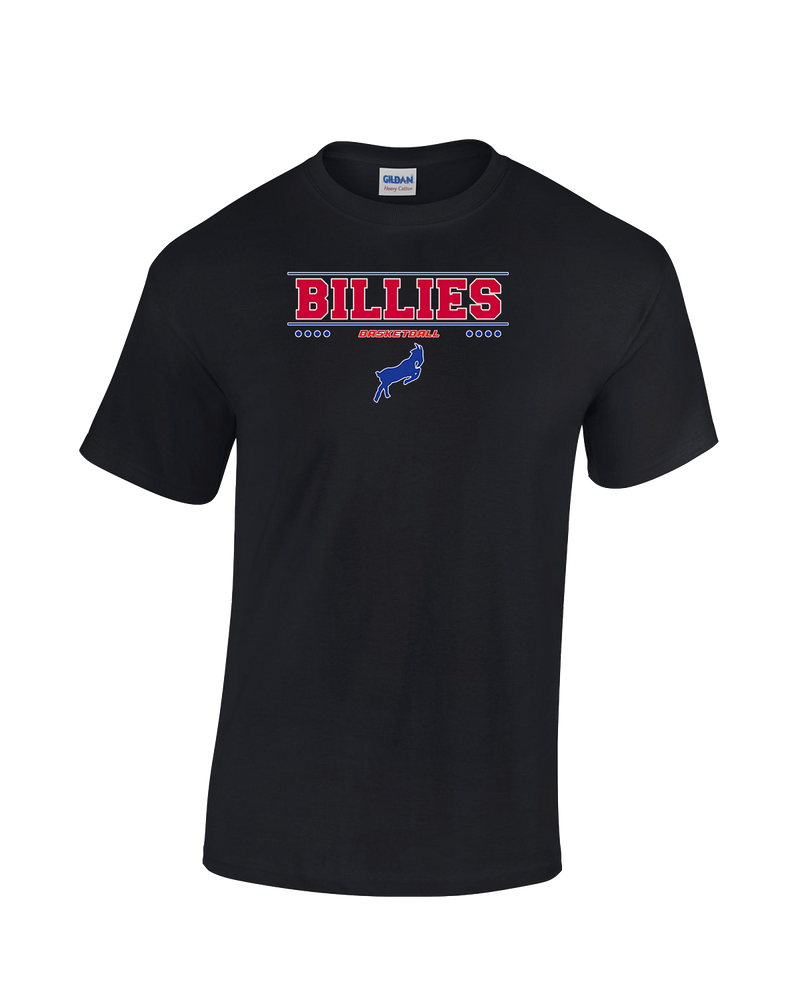 Williamsville South HS Boys Basketball Border - Cotton T-Shirt