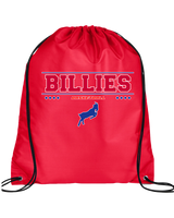 Williamsville South HS Boys Basketball Border - Drawstring Bag