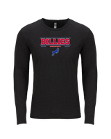 Williamsville South HS Boys Basketball Border - Tri Blend Long Sleeve