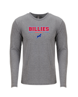 Williamsville South HS Boys Basketball Border - Tri Blend Long Sleeve