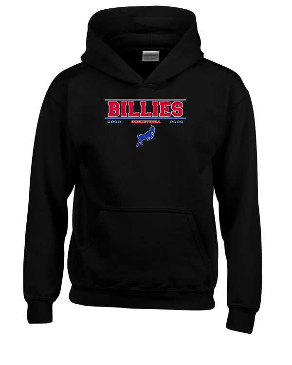 Williamsville South HS Boys Basketball Border - Cotton Hoodie