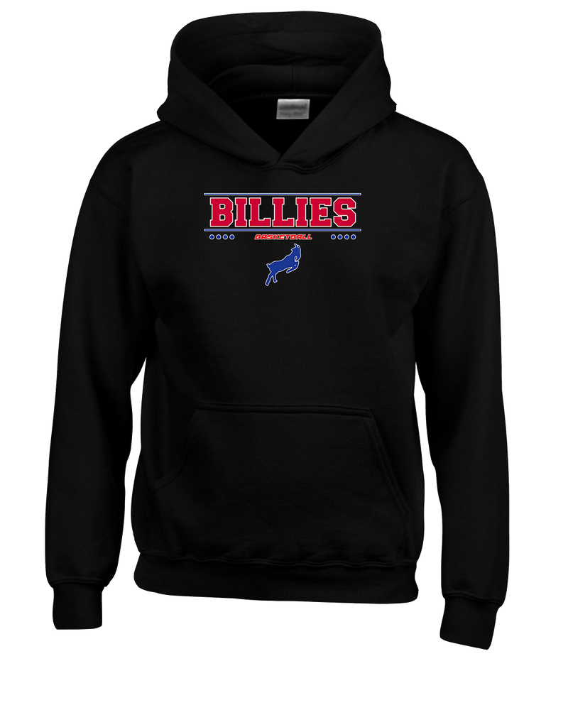 Williamsville South HS Boys Basketball Border - Cotton Hoodie