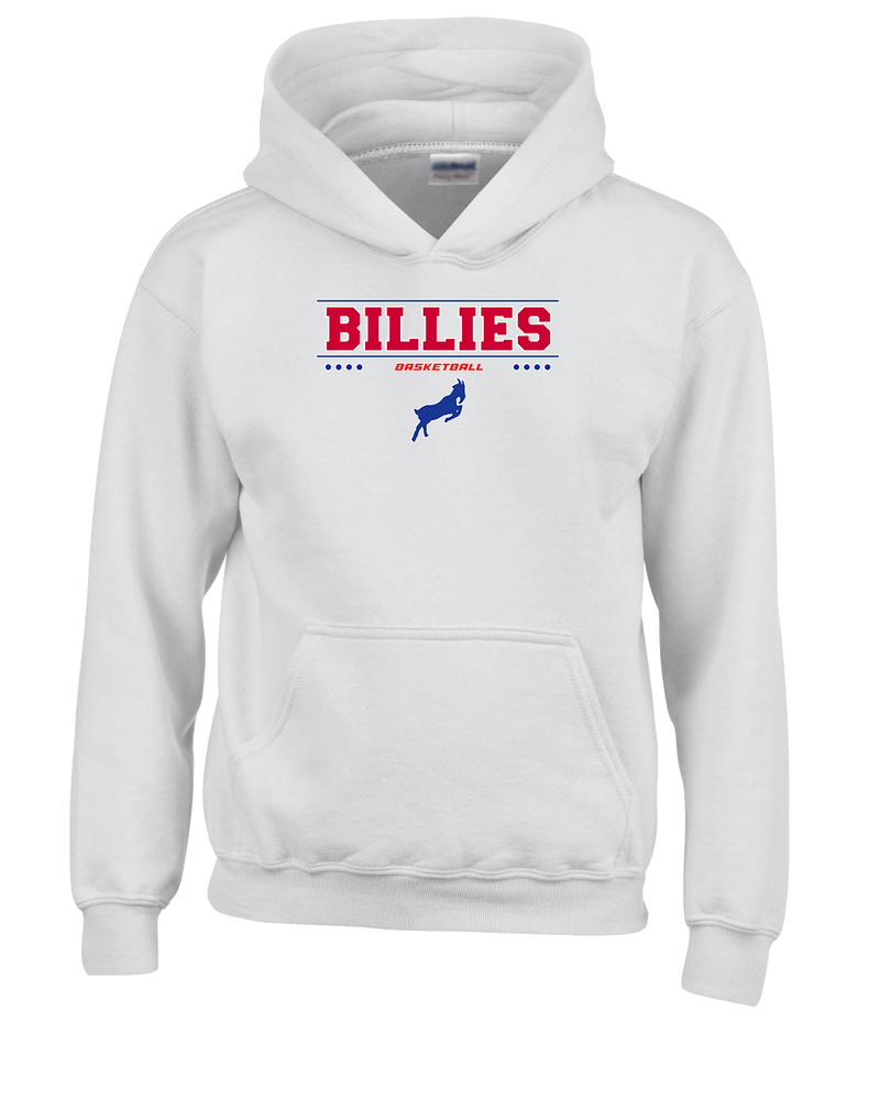Williamsville South HS Boys Basketball Border - Cotton Hoodie