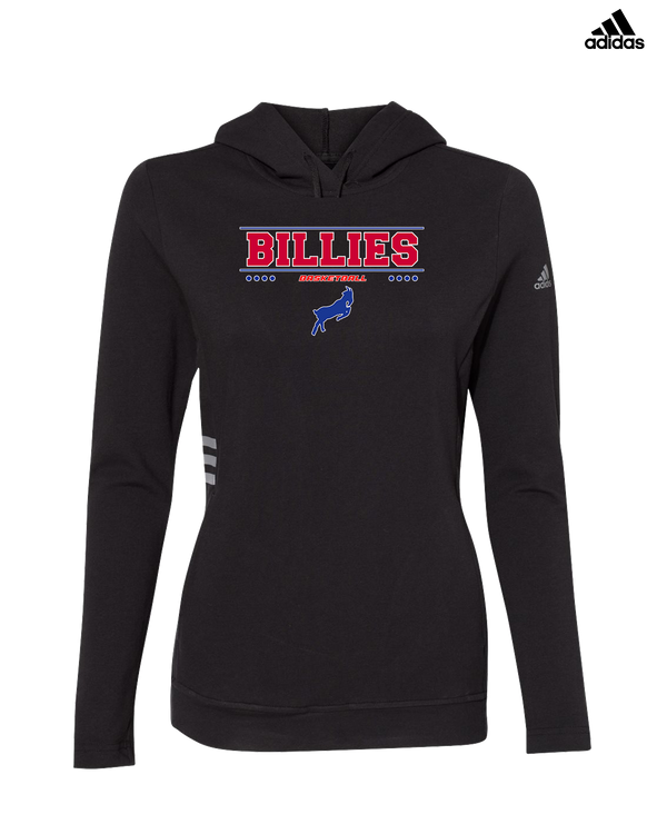 Williamsville South HS Boys Basketball Border - Adidas Women's Lightweight Hooded Sweatshirt