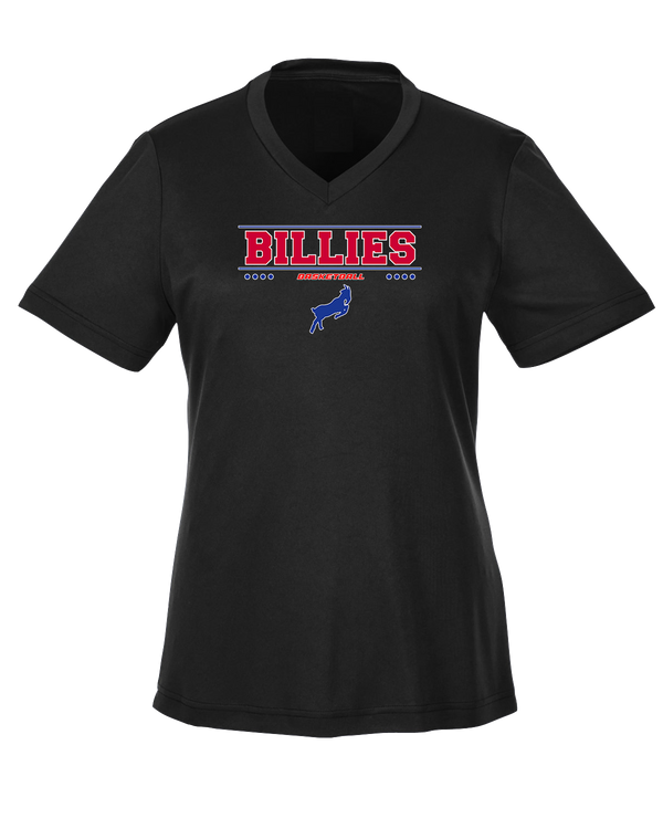 Williamsville South HS Boys Basketball Border - Womens Performance Shirt