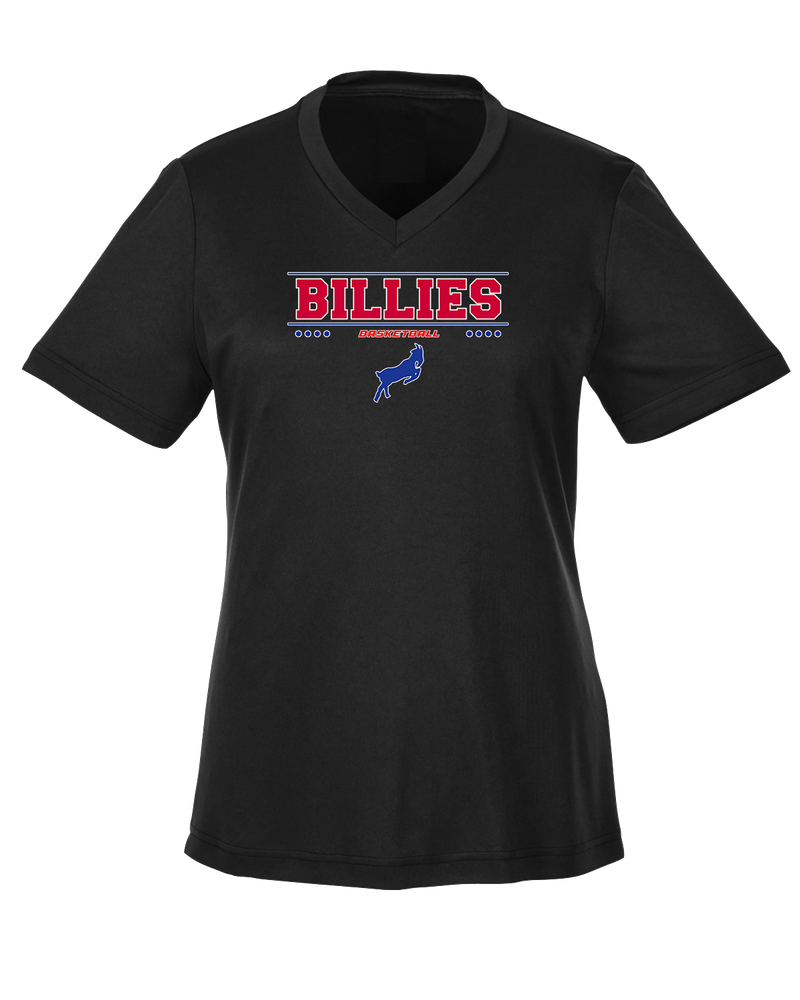 Williamsville South HS Boys Basketball Border - Womens Performance Shirt