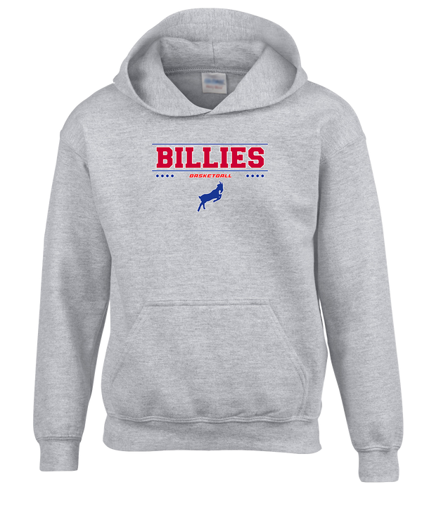 Williamsville South HS Boys Basketball Border - Youth Hoodie