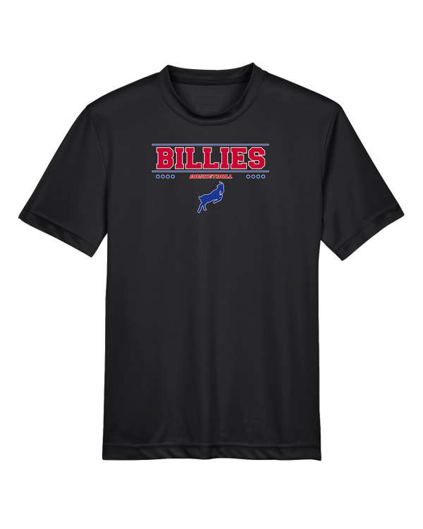 Williamsville South HS Boys Basketball Border - Youth Performance T-Shirt