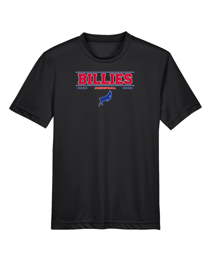 Williamsville South HS Boys Basketball Border - Youth Performance T-Shirt