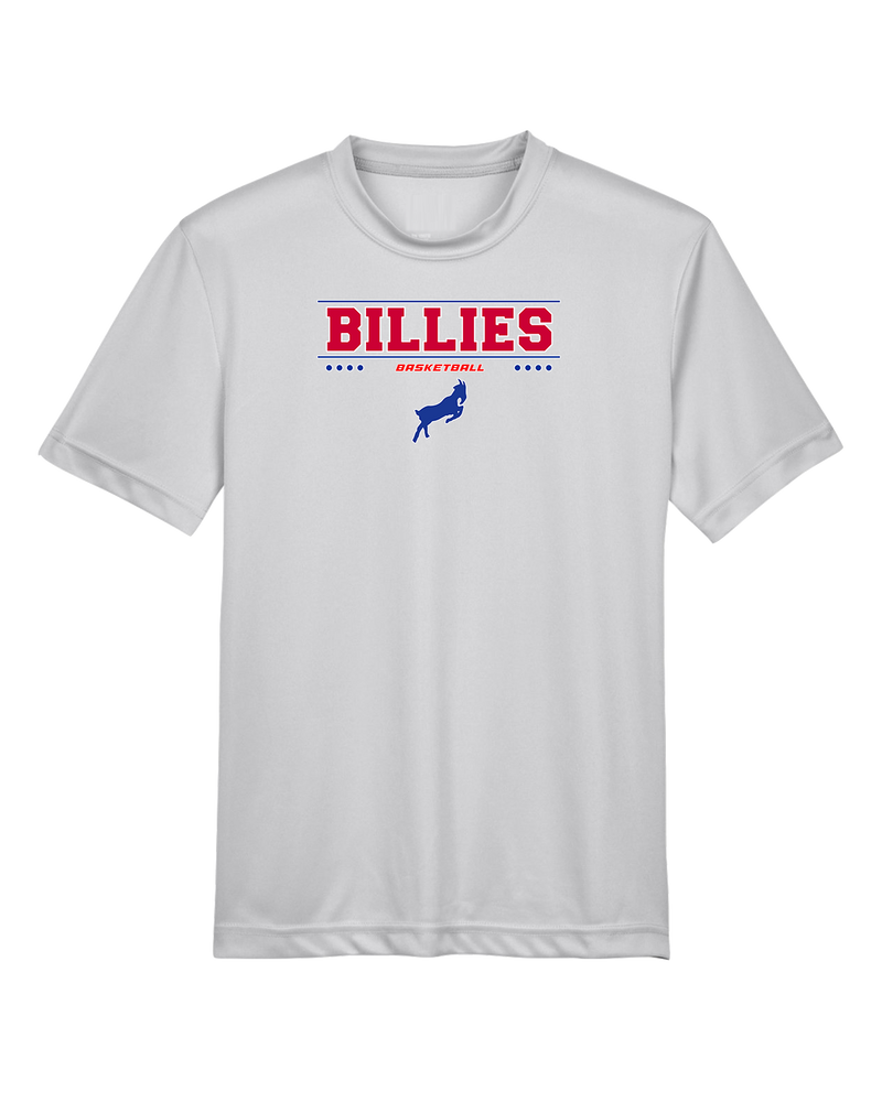 Williamsville South HS Boys Basketball Border - Youth Performance T-Shirt