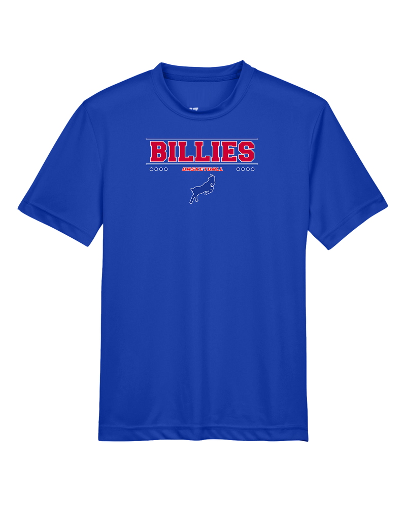 Williamsville South HS Boys Basketball Border - Youth Performance T-Shirt
