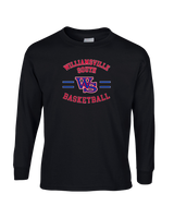 Williamsville South HS Boys Basketball Curve - Mens Basic Cotton Long Sleeve