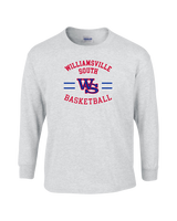 Williamsville South HS Boys Basketball Curve - Mens Basic Cotton Long Sleeve