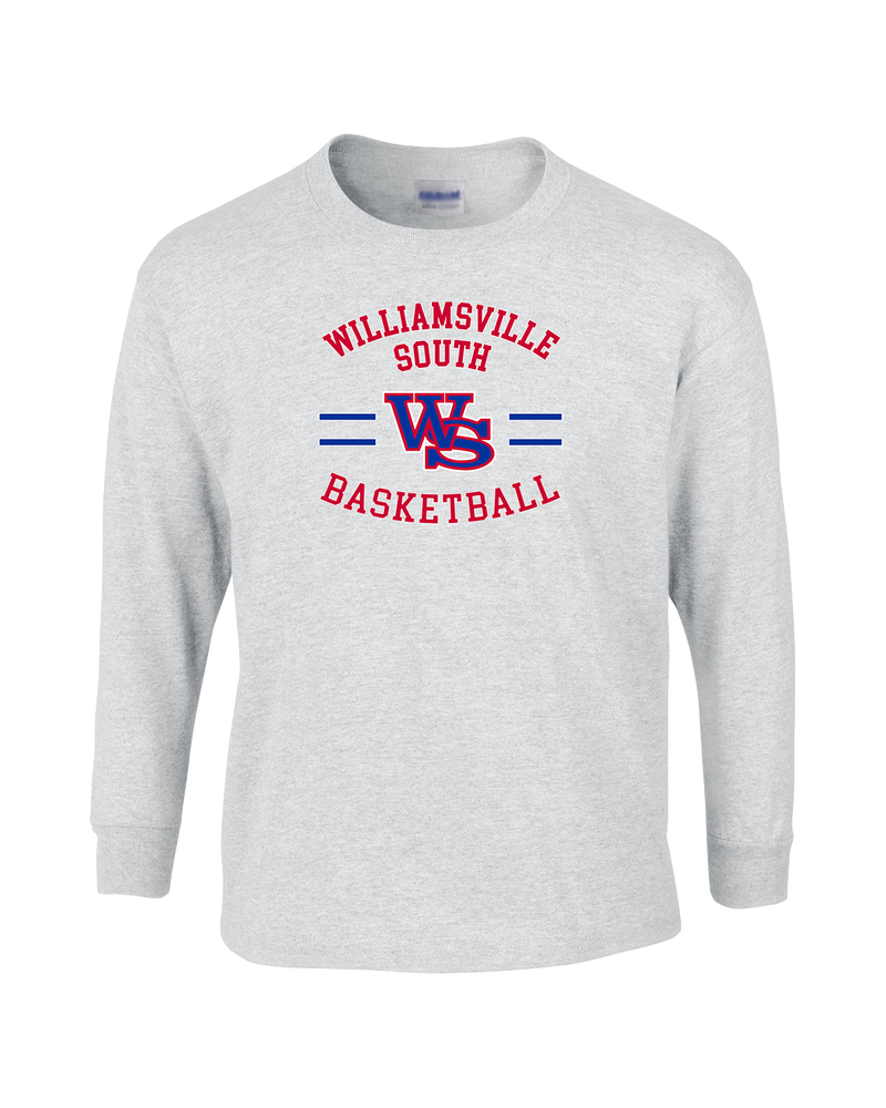Williamsville South HS Boys Basketball Curve - Mens Basic Cotton Long Sleeve