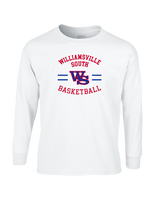 Williamsville South HS Boys Basketball Curve - Mens Basic Cotton Long Sleeve