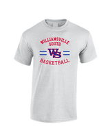 Williamsville South HS Boys Basketball Curve - Cotton T-Shirt