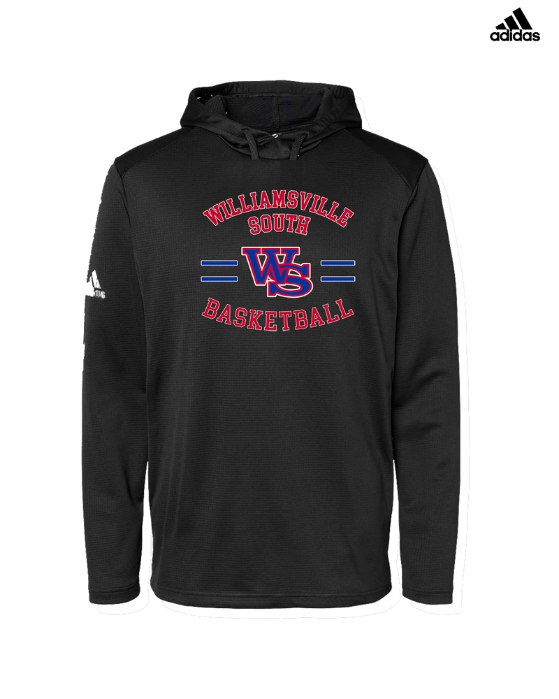 Williamsville South HS Boys Basketball Curve - Adidas Men's Hooded Sweatshirt