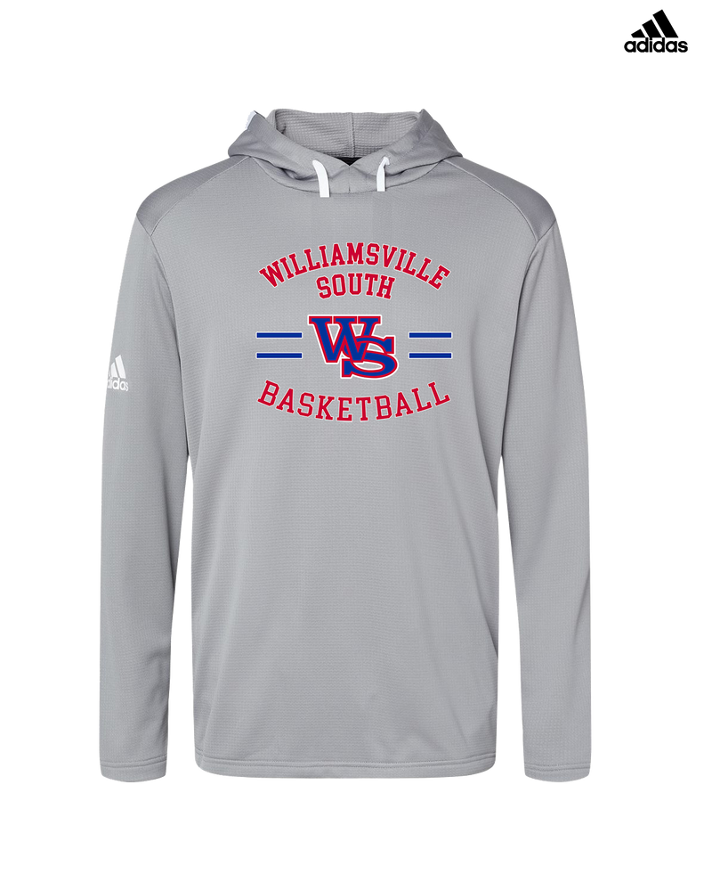 Williamsville South HS Boys Basketball Curve - Adidas Men's Hooded Sweatshirt