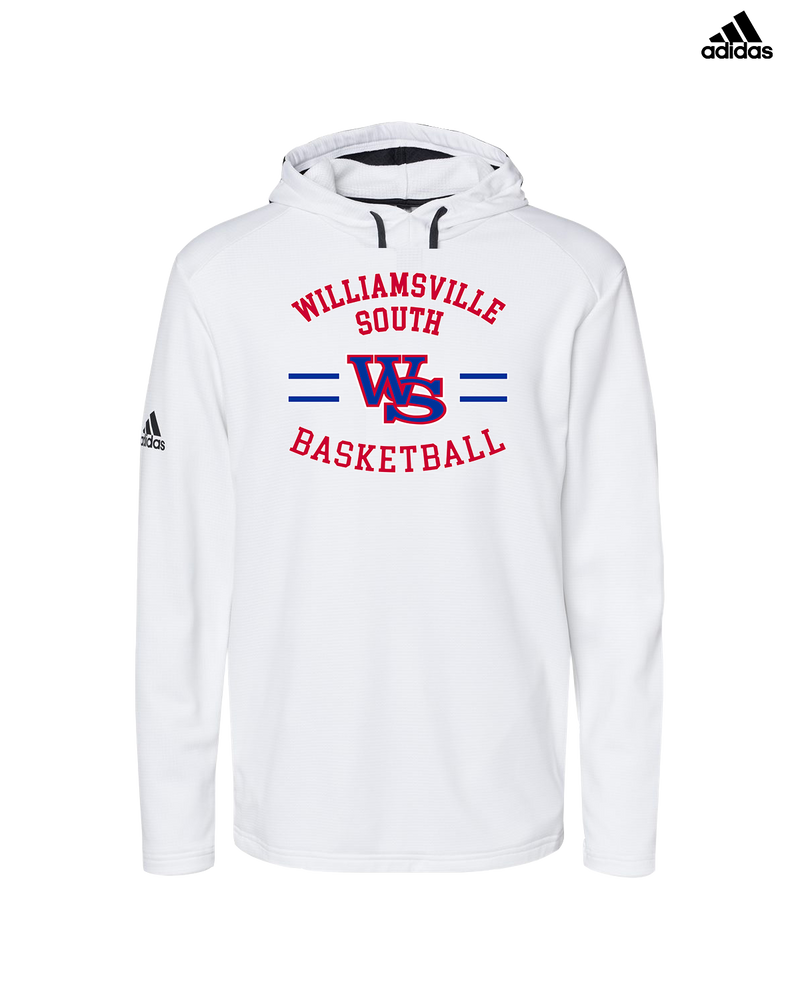 Williamsville South HS Boys Basketball Curve - Adidas Men's Hooded Sweatshirt