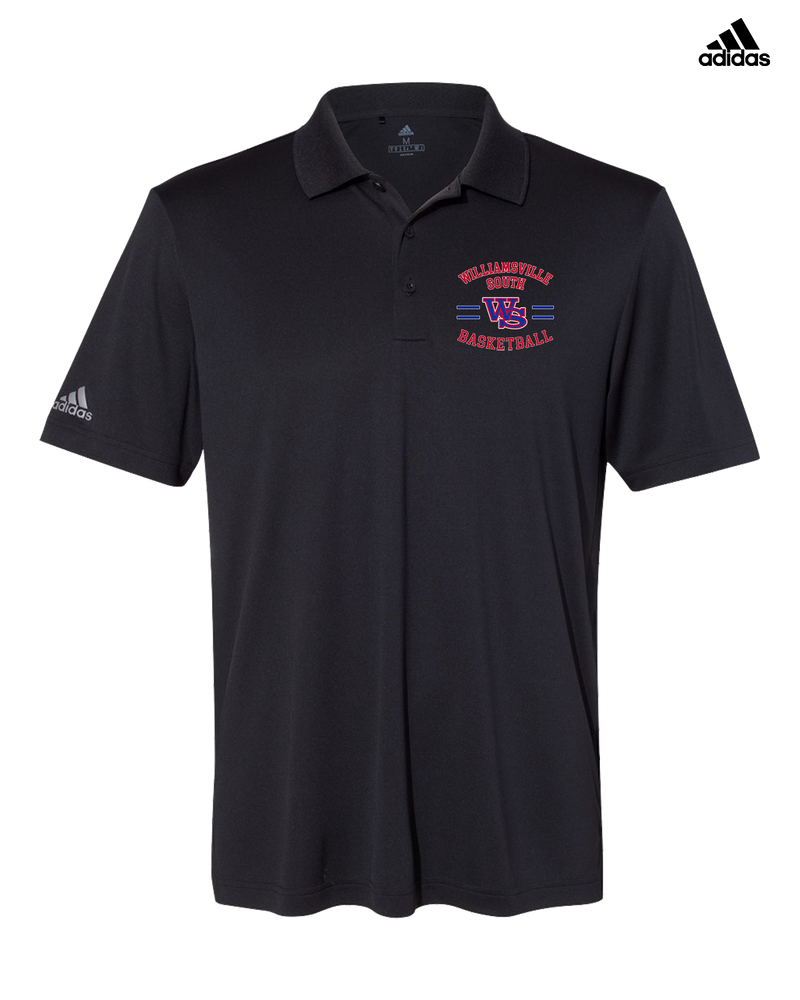 Williamsville South HS Boys Basketball Curve - Adidas Men's Performance Polo