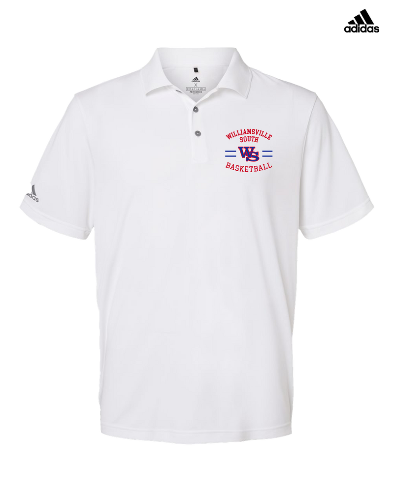 Williamsville South HS Boys Basketball Curve - Adidas Men's Performance Polo