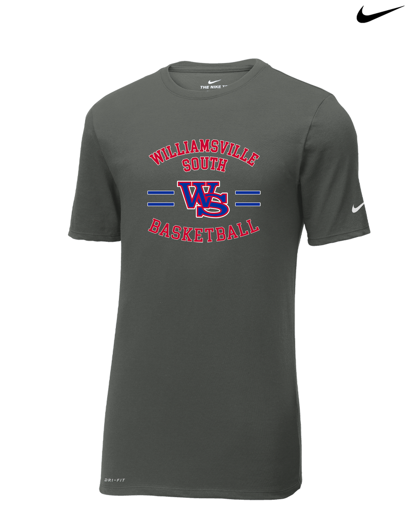 Williamsville South HS Boys Basketball Curve - Nike Cotton Poly Dri-Fit