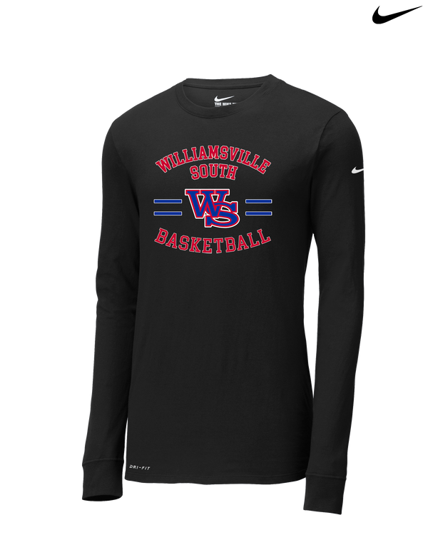 Williamsville South HS Boys Basketball Curve - Nike Dri-Fit Poly Long Sleeve