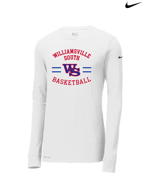 Williamsville South HS Boys Basketball Curve - Nike Dri-Fit Poly Long Sleeve