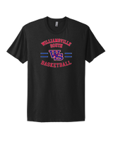 Williamsville South HS Boys Basketball Curve - Select Cotton T-Shirt