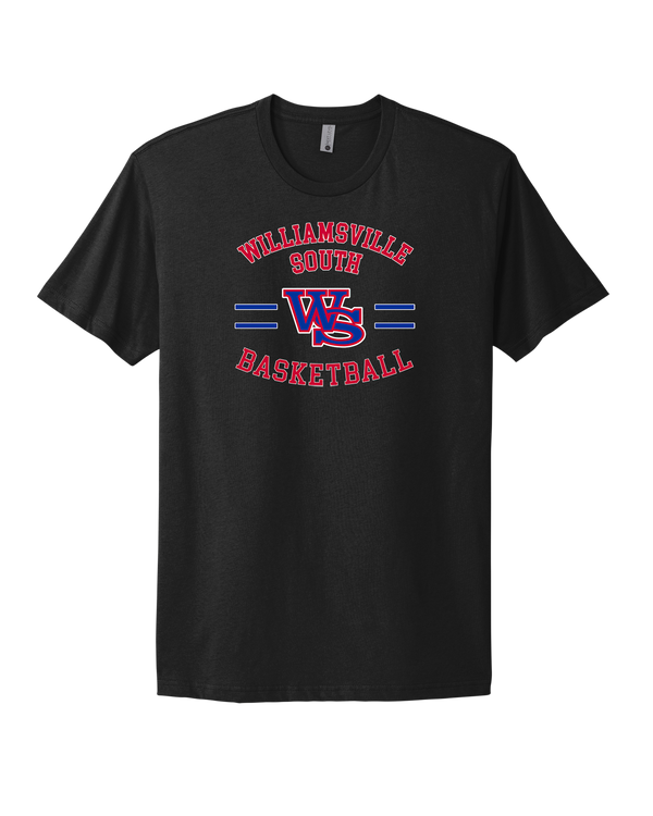 Williamsville South HS Boys Basketball Curve - Select Cotton T-Shirt